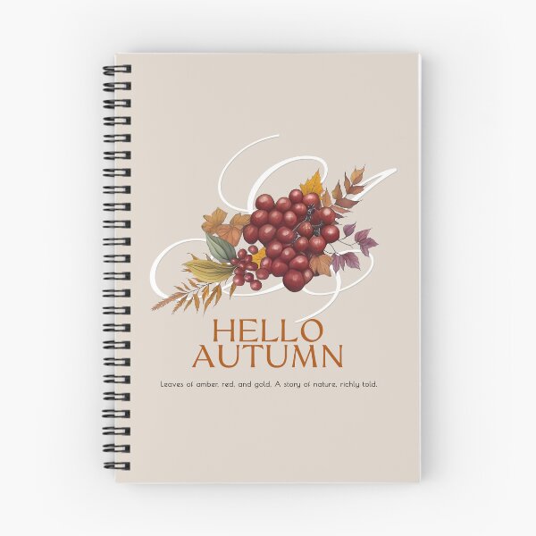 Artikelvorschau, Hallo Herbst mit Bernsteinlaub entworfen und verkauft von SallySunday.