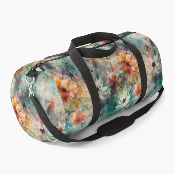 Item preview, Beautiful abstract flowers with soft boho colors seamless pattern designed and sold by MiraCleAI.