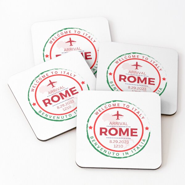 Item preview, Rome Italy Passport Stamp Travel designed and sold by Supra Designs.