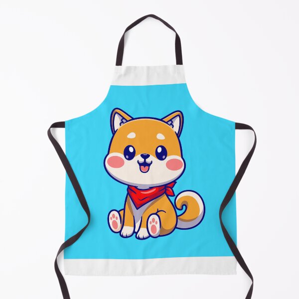 Item preview, Sitting Pretty: Cute Shiba Inu Dog Cartoon designed and sold by hjian8219.