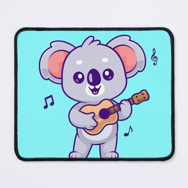 Item preview, Melodic Koala Serenade: Cute Koala Playing Guitar Cartoon designed and sold by hjian8219.
