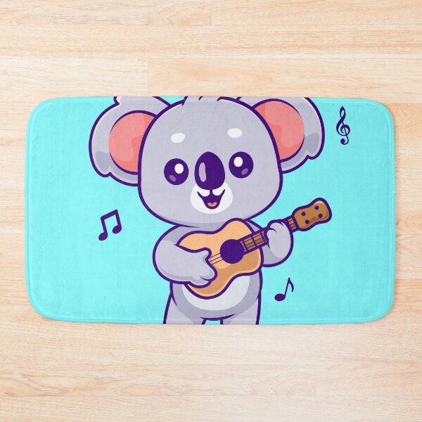 Item preview, Melodic Koala Serenade: Cute Koala Playing Guitar Cartoon designed and sold by hjian8219.