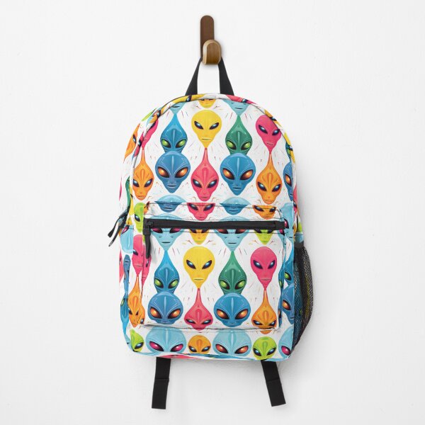 Item preview, Cosmic Odyssey: Exploring Colorful Head Alien Creations designed and sold by DreamerScape.
