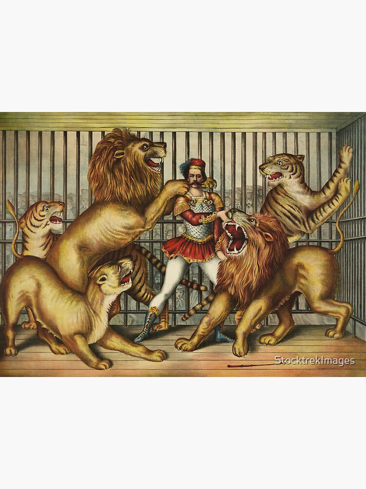 絵画 LIONSAN 🔵ライオン🦁の背に乗って 🔵Riding on a lion's back.🦁 毎日