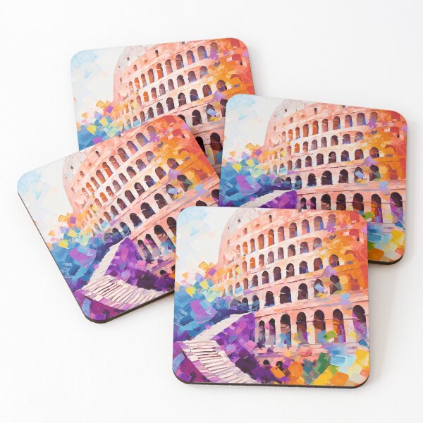Item preview, Colosseum Futuristic Abstract Art - Rome - Italy designed and sold by ArsUrbis.