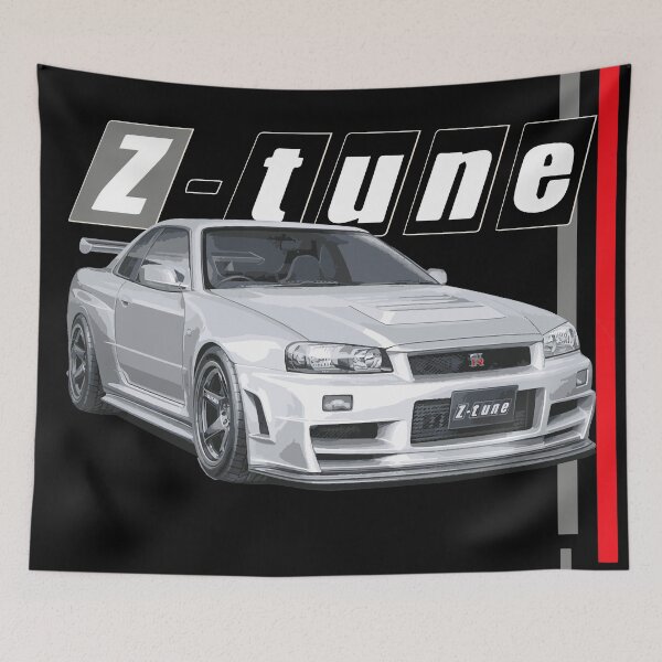Item preview, paul walker GT-R R34 V spec II Nismo Skyline BNR34 kyo z-tune Silver designed and sold by cowtownCOWBOY.