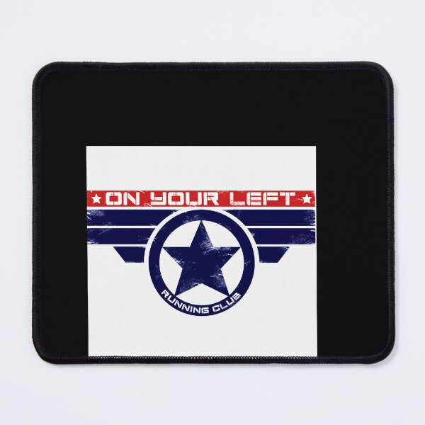 Item preview, 'On Your Left Running Club' Hybrid Baseball ¾ Sleeve T-Shirt designed and sold by Bradforddtke.