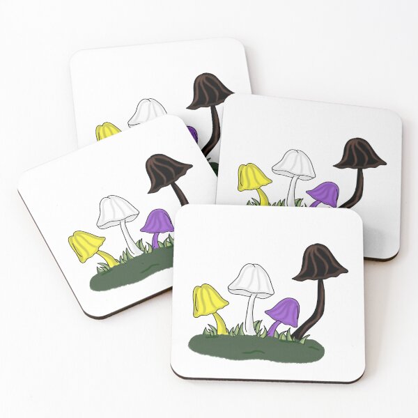 Item preview, Non Binary Mushroom Pride Stuff designed and sold by GM-666.