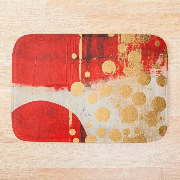 Item preview, Polka Dot - Red & Gold Abstract #1 designed and sold by TLCPhotoArt.