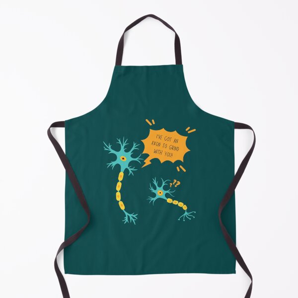 Item preview, An Axon to Grind Neuron Neuroscience Puns Funny Science Jokes  designed and sold by CreoRealities.