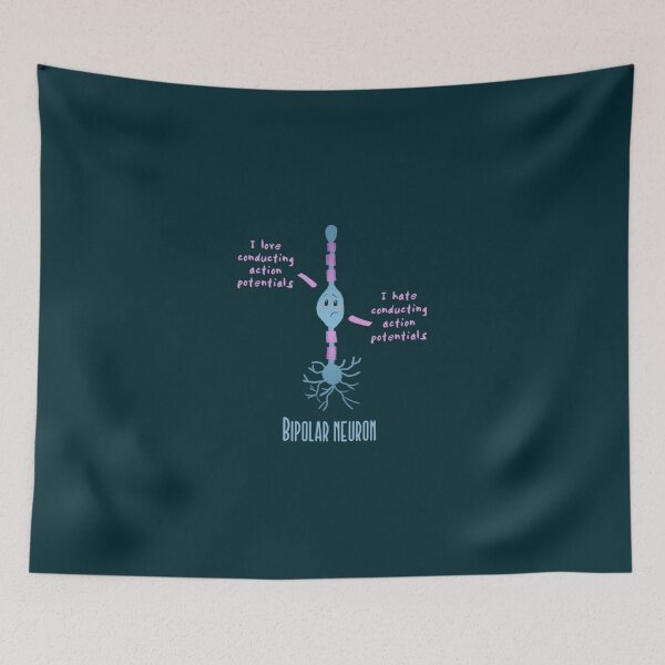 Item preview, Bipolar neuron, cute designed and sold by CreoRealities.
