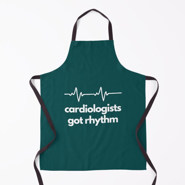 Item preview, Cardiologists Got Rhythm- Cardiologist puns white text designed and sold by CreoRealities.