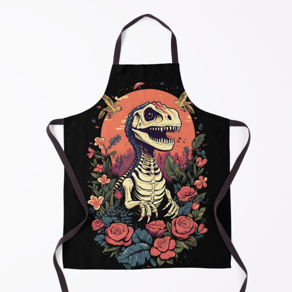 Item preview, Dinosaur skeleton among flowers designed and sold by Game-Graphics.