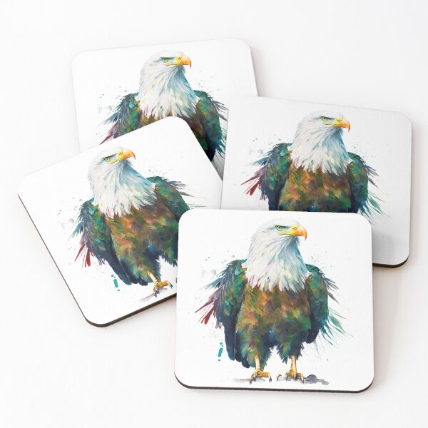 Item preview, A acrylic painting of a eagle designed and sold by Nickyayee.