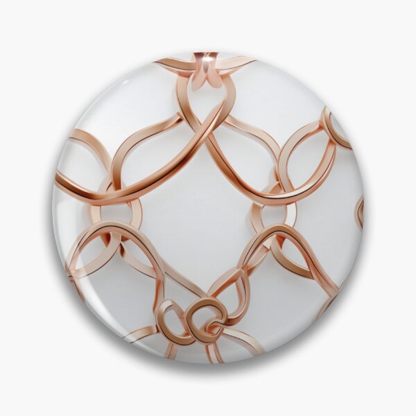 Item preview, Colorful fantasy pattern white gold copper chain chain links net designed and sold by G-M-Designs.