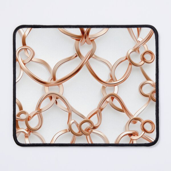 Item preview, Colorful fantasy pattern white gold copper chain chain links net designed and sold by G-M-Designs.