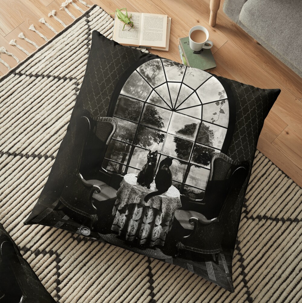 Room Skull Floor Pillow