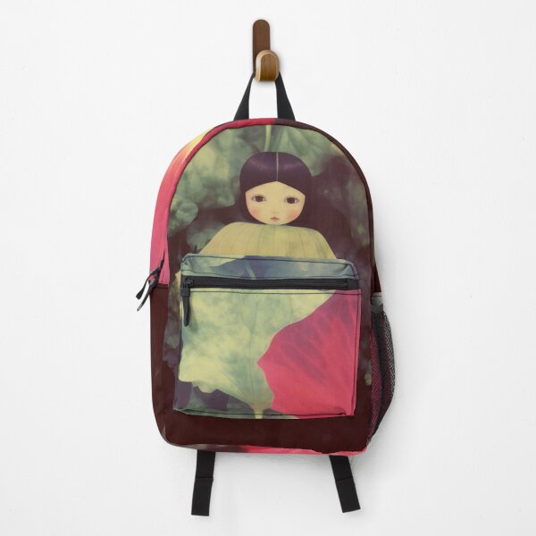 Item preview, Japanese Flower Fairy 0.5 - Sheltering Under a Poppy designed and sold by Oh Halo Berry.