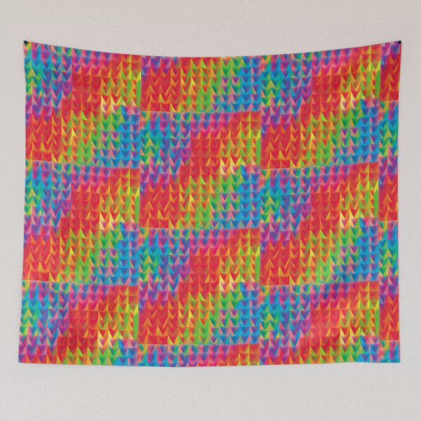 Item preview, Rainbow Triangle Pattern designed and sold by AtlantisApparel.
