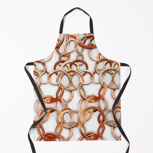 Item preview, Colorful fantasy pattern white gold copper chain chain links net designed and sold by G-M-Designs.
