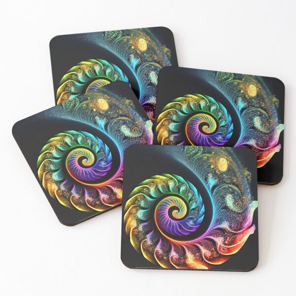 Item preview, A world out of cosmic colorful spiral. Breathing in and out. designed and sold by Caphira.
