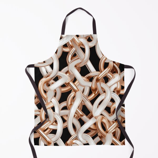 Item preview, Colorful fantasy pattern white gold copper black chain chain links net designed and sold by G-M-Designs.
