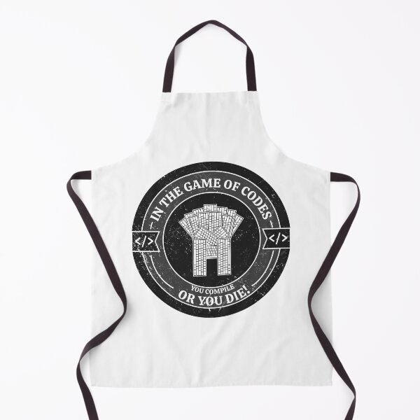 Item preview, Copy of In the Game of Codes, you compile or you die(white) designed and sold by Code  Monkeys.