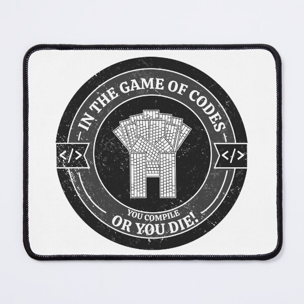 Item preview, Copy of In the Game of Codes, you compile or you die(white) designed and sold by Code  Monkeys.