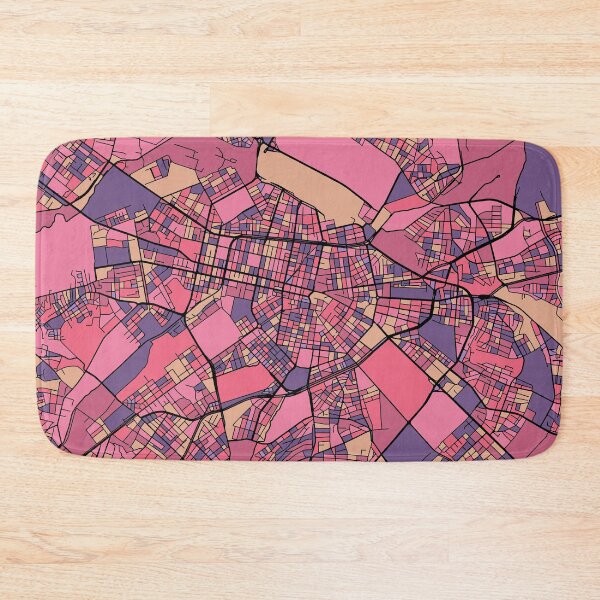 Item preview, Sofia Map Pattern in Purple & Pink designed and sold by PatternMaps.