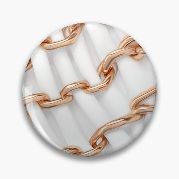 Item preview, Colorful fantasy pattern white gold copper chain chain links net designed and sold by G-M-Designs.