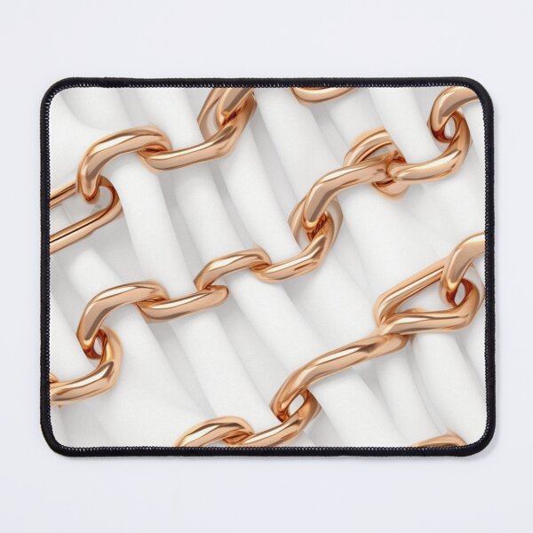 Item preview, Colorful fantasy pattern white gold copper chain chain links net designed and sold by G-M-Designs.