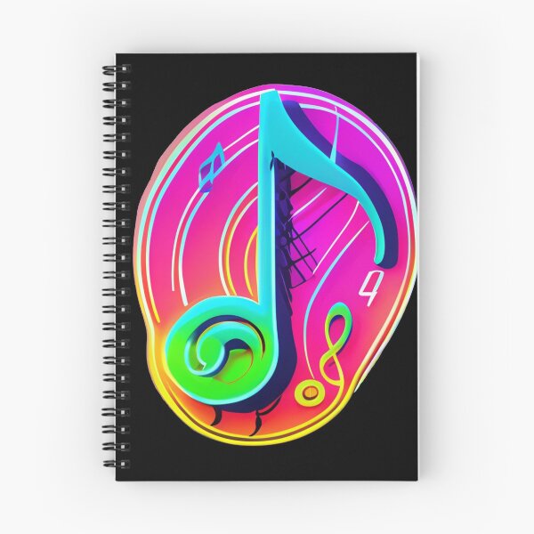 Item preview, Neon Music Notes designed and sold by czarnyfeniks.