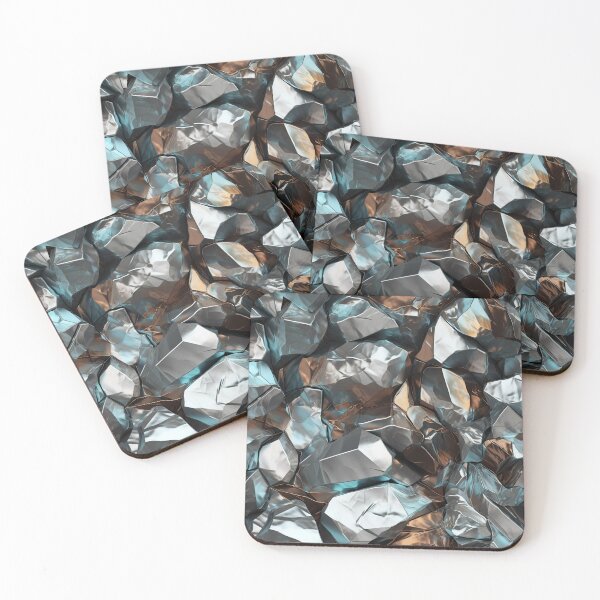 Item preview, Summery modern design reminiscent of crumpled aluminum foil designed and sold by Pflugart.