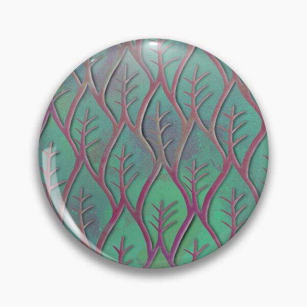 Item preview, Patrón de hoja verde funky designed and sold by Kerrie Owens.