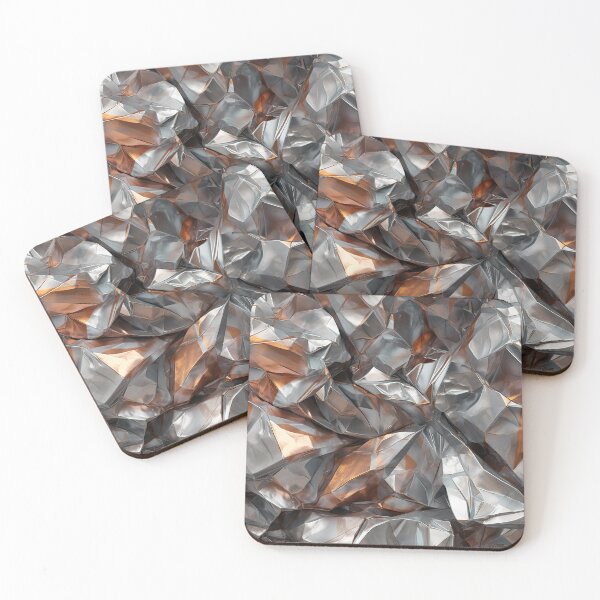 Item preview, Summery modern design reminiscent of crumpled aluminum foil designed and sold by Pflugart.