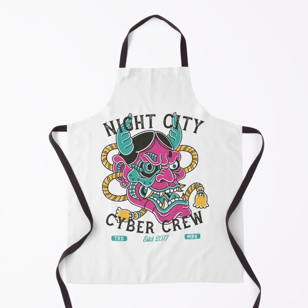 Item preview, Cyber Crew - Sci Fi Punk - Hannya Mask Tattoo designed and sold by Nemons.
