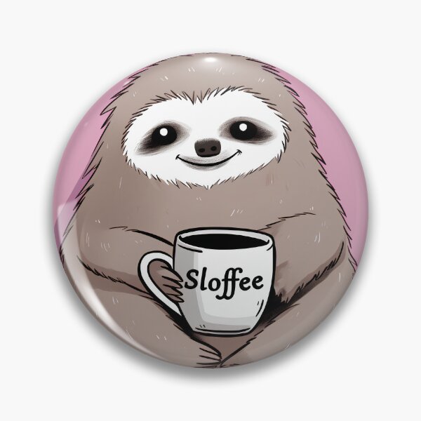 Item preview, Sloffee - Slow Coffee Drinking in Sloth style designed and sold by TheHellSong.