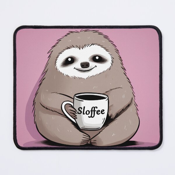 Item preview, Sloffee - Slow Coffee Drinking in Sloth style designed and sold by TheHellSong.