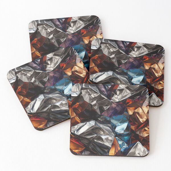Item preview, Summery modern design reminiscent of crumpled aluminum foil designed and sold by Pflugart.