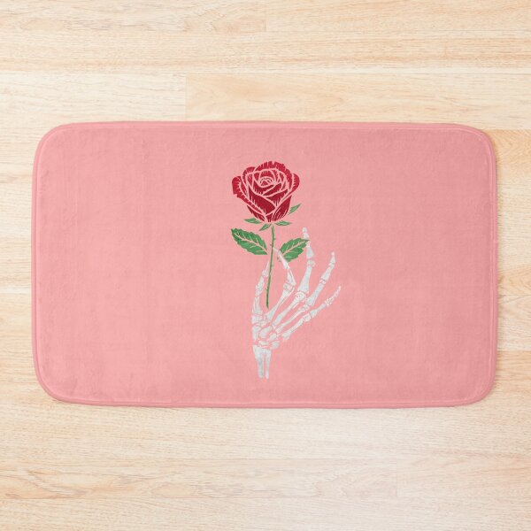 Item preview, Skeleton and Red Rose Flower Hand Bones Life and Death designed and sold by alenaz.