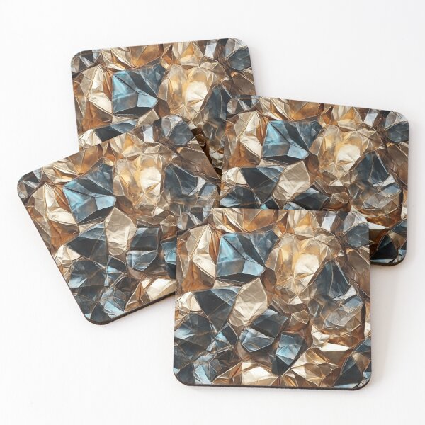 Item preview, Summery modern design reminiscent of crumpled aluminum foil designed and sold by Pflugart.