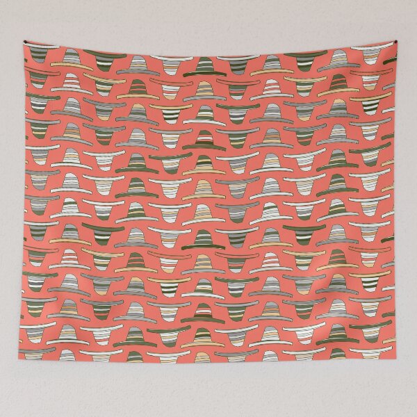 Item preview, Stripey sombrero hat for hot summer days by the lake designed and sold by FrancesPoff.
