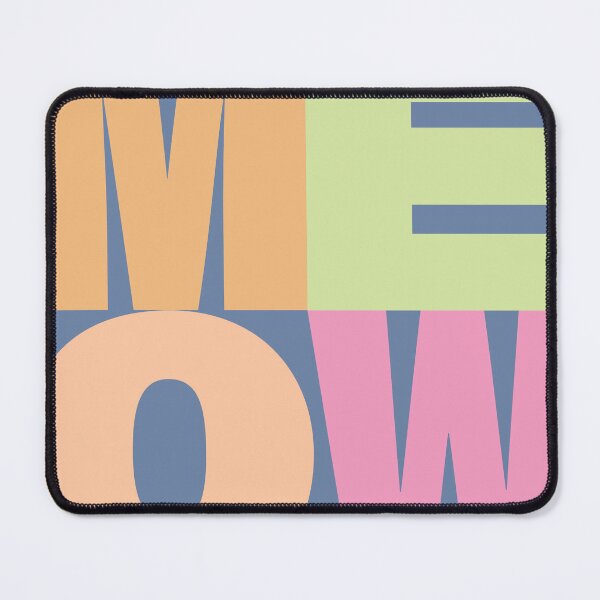 Item preview, Graphic Meow with paw print designed and sold by HelenDBVickers.