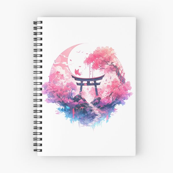 Item preview, Tori gate surrounded by cherry blossoms designed and sold by SamuraiRouge.