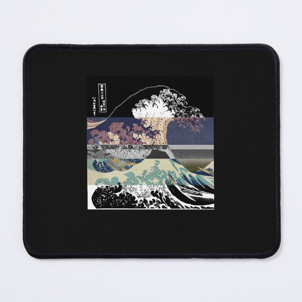 Item preview, the great wave color glitch  Classic designed and sold by KEITMAUSILIKING.