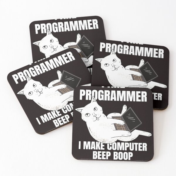 Item preview, I Are Programmer Computer Cat Beep Boop I Funny IT  designed and sold by Letitiuigley.