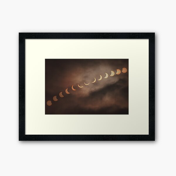 Solar Eclipse 2015 Framed Art Print