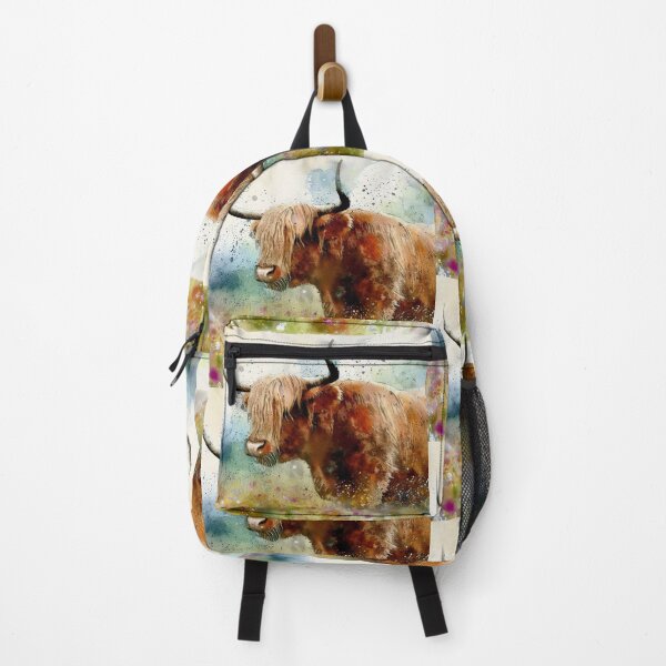 Item preview, Highland Cow Watercolor designed and sold by purplesensation.