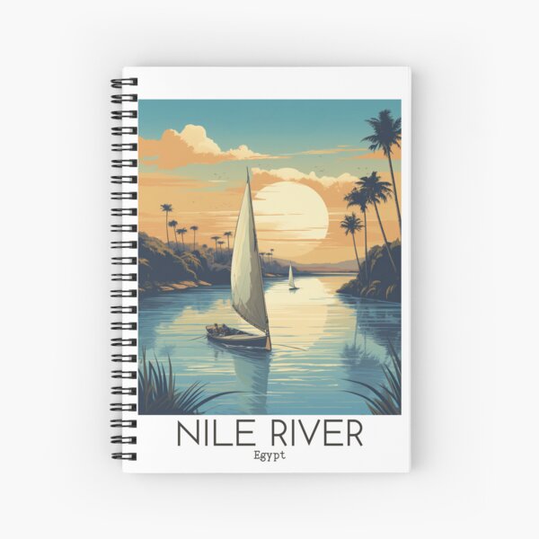 Item preview, A Vintage Travel Illustration of the Nile River - Egypt designed and sold by GoodOldVintage.