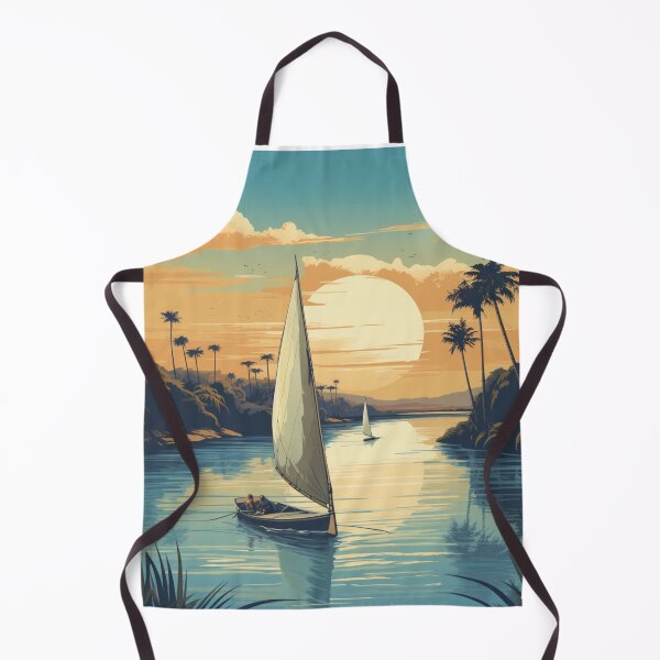 Item preview, A Vintage Travel Illustration of the Nile River - Egypt designed and sold by GoodOldVintage.